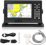 Kaardiplotter, ABS Fish Finder Chart Plotter 8-tolline kalaotsija Chartplotter koos suure t&auml;psusega GPS BDS veekindla v&otilde;tmega abiga kaardiplotter meres&otilde;iduki jaoks Muud s&otilde;idukid