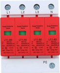 LT1-80 4P 385VAC 80KA 35mm DIN r&ouml;&ouml;basteele paigaldatav liigpingekaitse (4P80KA)