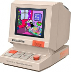 Divoom MiniToo Retro PC Bluetooth-k&otilde;lar piksliekraaniga, DIY piksli disain, Bluetooth ja USB audio, valge m&uuml;ra &auml;ratuskell - laua kontori m&auml;ngude kingitus