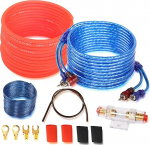 Auto heli juhtmekomplekt v&otilde;imendi kaablikomplekt 1500 W auto stereo subwooferi paigaldus koos kaitsmega auto veoauto mootorratta 10 Gauge Amp