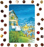 Hallingers Frau Holle advendikalendri &scaron;okolaadide kingitus K&auml;sitsi valmistatud ilma alkoholita peenestatud kakao&scaron;okolaadist (karp) - kingitus suvel ja t&auml;iuslikuks grillkingituseks | &Otilde;nnitlused Hanuka s&otilde;prus Ge