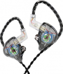 Yinyoo KBEAR Storm Professional In-Ear k&otilde;rvaklapid Monitor k&otilde;rvaklapid lauljad trummarid muusikud Custom Wired k&otilde;rvaklapid IEM k&otilde;rge resolutsiooniga eemaldatav h&otilde;betatud OFC kaabel