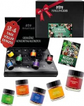 Hallingers Genuss Manufaktur Spice Advent Calendar - 24 v&uuml;rtsi ja v&uuml;rtsisegu kogu maailmast, toiduvalmistamise grillimaitsekomplekt, kingiidee meestele naistele, Premium j&otilde;ulukalender 2025