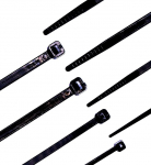 100 x must v&otilde;i neutraalne nailonist plastist kaablipaelad