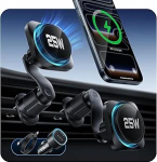 ESR OmniLock Qi2.2 sertifitseeritud 25W MagSafe autolaadija koos CryoBoostiga, mobiiltelefoni jahutus, magnetiline mobiiltelefoni hoidja &otilde;hutusava jaoks, 360&deg; p&ouml;&ouml;ramine, &uuml;hildub iPhone 17/16 iOS 26-ga
