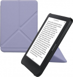 kwmobile &uuml;mbris &uuml;hildub Kobo Clara BW/Clara Colour/Tolino Shine (5) / Shine Colour &uuml;mbris - Kunstnahast &uuml;mbris - eReader kaitsev &uuml;mbris - Cover Lavendel