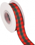 Miaija Tartan Ribbon Plaid Wired Edge J&otilde;ulud Buffalo Plaid Gift Ribbon DIY j&otilde;ulukaunistus vibudeks ja j&otilde;ulup&auml;rjadeks 22M