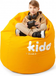 Diablo KIDO Children's Bean Bag with Filling Gaming Chair Bean Bag PVC Coating Water-Repellent 110 cm x 80 cm x 80 cm (Yellow)