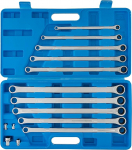 Blue Spot Tools 04307 Professional Extra Long Metric Ratchet Wrench and Adapter Set (8-19mm) 10 Piece