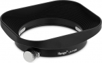 Haoge LH-F48B Black Lens Hood for Olympus M.ZUIKO Digital 17mm f1.8 1:1.8 Lens Olympus LH-48B