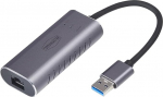 TERRAMASTER USB A to 2.5G Ethernet adapter (TMUAE2500), USB 3.0 Gigabit LAN dongle, traadiga LAN v&otilde;rgu&uuml;hendus NAS, Mac OS, Linux, Windows, ideaalne TERRAMASTER NAS-i jaoks.