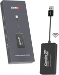Carlinkit Wireless CarPlay/Wireless Android autoadapter j&auml;relturu Android raadio versioonile 4.4+, peab paigaldama APK autosse, toetab juhtmega peegeldamist / iOS 15