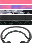 Geekria 5 Packs Flexible Fabric Headband Pad Compatible with SteelSeries Arctis 7/9X/PRO Headphone Replacement Band Repair Part