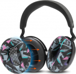 WC SweatZ Momentum 4 - patenteeritud k&otilde;rvapadjakatted Sennheiser Momentum 4 juhtmevabadele k&otilde;rvaklappidele Wicked Cushions | Higikindel ja kergesti pestav | 90ndate musta v&auml;rvi