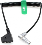 Spiraalkaabel Red Komodo-X Epic Scarlet Dragon DSMC2 V-Raptor Ronin 4D kaamera DJI Monitor &uuml;lekanne D-Tap paremale nurgale p&ouml;&ouml;ratav reguleeritav 6 Pin Female