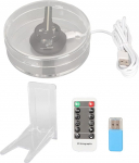 Bewinner 3D hologrammi ventilaator, 48 LED hologrammi ventilaator WiFi App Remote Control, 3D hologrammi projektor reklaamidekraan, 3D hologrammi ventilaator, 3D hologrammi ventilaator jaoks