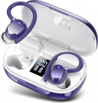Bluetooth spordik&otilde;rvaklapid, traadita Bluetooth 5.3 HiFi Stereo, 128 tundi m&auml;nguaega k&otilde;rvaklappidega k&otilde;rvaklapid ENC m&uuml;rasummutusmikrofonidega, k&otilde;rvaklapid LED-ekraaniga, IP7 veekindlad juhtmevabad k&otilde;rvaklapid
