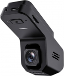Veement Dash Cam auto ees ja sees 2.5 K + 1080p, Mini Dash Cam autokaamera 32 GB kaardiga, Super Night Vision, 4 IR LED, 165&deg; lai nurk WDR, G-sensor, Loop salvestamine, 24H parkimisrežiim (must)