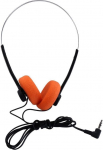 Oranžid Retro Over Ear k&otilde;rvaklapid Traadiga stereok&otilde;rvaklapid HiFi Stereo Sound Kerge kaasaskantav koos reguleeritava peapaelaga Mugav peakomplekt reisimiseks ja igap&auml;evaseks kasutamiseks