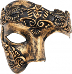 Oidea Masquerade Mask meestele: Maske: Ooperifantoomi mask Pool n&auml;gu Rooma s&otilde;dalase mask Prom Karneval Veneetsia mask: Phantom of the Opera Mask Half Face Roman Warrior Mask Prom Carnival Venetian Mask