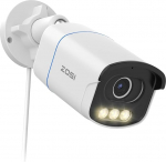 ZOSI 5MP 3K PoE v&auml;livaatluskaamera, PoE v&auml;li-IP-kaamera t&otilde;elise t&auml;isv&auml;rvilise &ouml;&ouml;vaatega, F1.0 suure avaga, isiku/liikme tuvastamine, 2-suunaline heli, AuroraLux C186