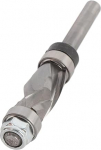 Walfront Doppel -Spiralrouter -Bitkompression Flush Trimmbit, 1/4 Schaft Dual Spiral Router Bit 1 Zoll L&auml;nge 1/2 Durchmesser, Oberes und Unteres Lager f&uuml;r Musterarbeit