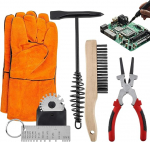 Schwei&szlig;zubeh&ouml;r Set | L&ouml;ten und Rostentfernung Ausr&uuml;stung,Set zur Entfernung von Schlacke,f&uuml;r, Automobil, Handwerk, Haushalt, Industrie, Schwei&szlig;en und L&ouml;ten