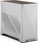 Fractal Design Era 2 ITX arvutikapp h&otilde;bedases toonis - sile anodeeritud alumiinium, massiivne p&auml;hklipuust &uuml;laosa, toetab 3-pesa GPU-d, PCIe 4.0 riser kaabel kaasas