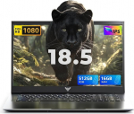 ACEMAGIC 18,5-tolline s&uuml;learvuti, Twin Lake N150 (kuni 3,6 GHz), 8000 mAh, 16 GB DDR4 512 GB SSD kuni 2 TB, 1920 x 1080 IPS Full HD s&uuml;learvuti, BT5.0, HDMI, Type-C, 180&deg; avamine ja sulgemine