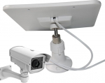 Kaamera p&auml;ikesepaneel, 20,5 x 14 x 1 cm kiire laadimine veekindel kinnitus - 20 W kerge USB-paneeli laadija v&auml;liskaamera jaoks | Kodu esiuksele tagahoovile sisses&otilde;iduteele aeda ehitusplatsile garaažile