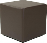 Kuechen-preisbombe Disainer Cube Seat I Kunstnahast tool 45 x 45 x 45 cm Moodne pruunis toonis