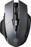 inphic Bluetooth hiir, laetav Tri-Mode 5.0/4.0 + 2.4G traadita, 800-1600DPI kaasaskantav s&uuml;learvuti arvutile MacOS, 6 nuppu, vaikne kl&otilde;ps, t&auml;iustatud 700 mAh aku, hall