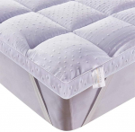 Bedecor Ultra Soft Matratsi Topper Anti-Slip Down Alternative Matratsi Pad Luxury 3D Massaaž Bubble Cover