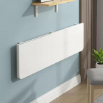 Schwebender Wandschreibtisch, Faltbarer Fr&uuml;hst&uuml;cksbartisch f&uuml;r die K&uuml;che im Homeoffice, an der Wand montierter Klapptisch mit herunterklappbarer Schreibtisch-Werkbank, platzsparendes Design
