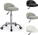 Mingone kontoritool Reguleeritava k&otilde;rgusega ja seljatoega p&ouml;&ouml;rlev tool ratastega t&ouml;&ouml;pingi 360&deg; p&ouml;&ouml;rlev tool PU nahast valmistatud ergonoomiline tool ratastega Hall