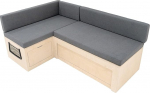 L-kujuline diivanvoodi Camper Van pehmendusele 1800x1200mm pingi all hoidmiseks 2 v&otilde;rku Mitmek&uuml;lgne s&otilde;idukite &uuml;hilduvus kasepuust 8cm paksune madrats Pesuk&otilde;lblikud katted Kinnituskomplekt