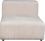 [en.casa] Suldal diivan moodul istmeelement koos seljatoega Keskmine sektsioon tugitool diivanelement moodul diivanelement polsterdatud 110 x 83 x 68 cm n&ouml;&ouml;rdiivan element beež