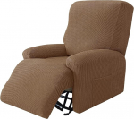 Tooli katte katte, Stretch Recliner Chair Cover, 4-osaline elastne mittelibisev kate tugitool, kate teleritoolile, eemaldatav ja pestav (v&auml;rv: #8)