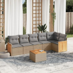 gartenlounge Outdoor terassenm&ouml;bel au&szlig;en Lounge m&ouml;bel Outdoor Garten lounge3-tlg. Garten-Sofagarnitur mit Kissen Schwarz Poly RattanGeeignet f&uuml;r Schlafzimmer
