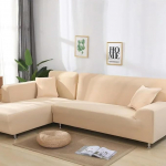 Elastische Sofabez&uuml;ge 1/2/3/4 Sitze Solide Couchbezug L-f&ouml;rmige Sofabezug Schutzbankbez&uuml;ge