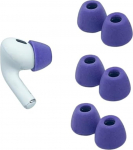 Comply vahtk&otilde;rvaklapid Apple AirPods Pro Generation 1 & 2, Medium, lilla, 3 paari - Ultimate Comfort Unwavering Fit Memory Foam asendusotsikud