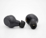 Dekoni Audio TWS Bulletz juhtmevaba m&auml;luvahuga k&otilde;rvaklapid - v&auml;ikesed - mustad (3 tk)