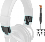 SOULWIT Asendavad peapaela liigendiga p&ouml;&ouml;rlevad &uuml;hendused (2 komplekti) Audio Technica ATH M40, M40X k&otilde;rvaklappidele, otsakorkide asendusosade komplektid
