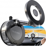 Magnetiline mobiiltelefoni hoidja auto Magsafe autokinnitusele, [20 x N55 magnetid ja t&auml;iustatud 98 kPa imiv&otilde;imsus] 360&deg; p&ouml;&ouml;ratav mobiiltelefoni hoidja auto iPhone 17 Pro Max, 16-12 ja Android - 2026 Ultra magnetid