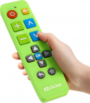 EZclicker Big Button Universal-TV-Fernbedienung nur f&uuml;r alle Samsung-Fernseher, vereinfacht und einfach zu bedienen (2 x AAA-Batterien Nicht im Lieferumfang enthalten) (roheline)