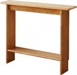 Beistelltisch im Landhausstil aus Holz f&uuml;r den Flur, Konsolentisch f&uuml;r den Wohnzimmereingang, dekorativer Beistelltisch f&uuml;r den Eingangsbereich, Beistelltisch hinter dem Sofa.(Natural,80*20*75.5cm).