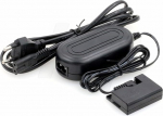 DR-E10 DC Coupler LP-E10 Dummy Battery AC Power Adapter Kit for Canon EOS 1100D 1200D 1300D 1500D 3000D Rebel T3 T5 T6 T7 T100, Kiss X50 X70 Camera