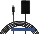 PD USB-C punutud toitejuhe NP-FW50 dummy aku AC-PW20 alalisvoolu&uuml;hendus Sony Alpha A5100 A6500 A6400 A6000 A55 A7 jaoks