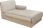 U-NICE HOME Sectional Diivan Cover koer Chaise Lounge Reversible m&ouml;&ouml;bli kaitsja Pet Cover elastse reguleeritava rihmaga (Chaise Lounge, beež/beež)