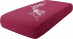 hyha Wasserdichte Couchkissenbez&uuml;ge, waschbare Sofakissen/Sitzbez&uuml;ge, Stretch-Sofa-Schonbez&uuml;ge, dicker Jacquard-Stoff, Couch-Sofabez&uuml;ge f&uuml;r Haustiere mit elastischer Unterseite (Medium, Weinrot)